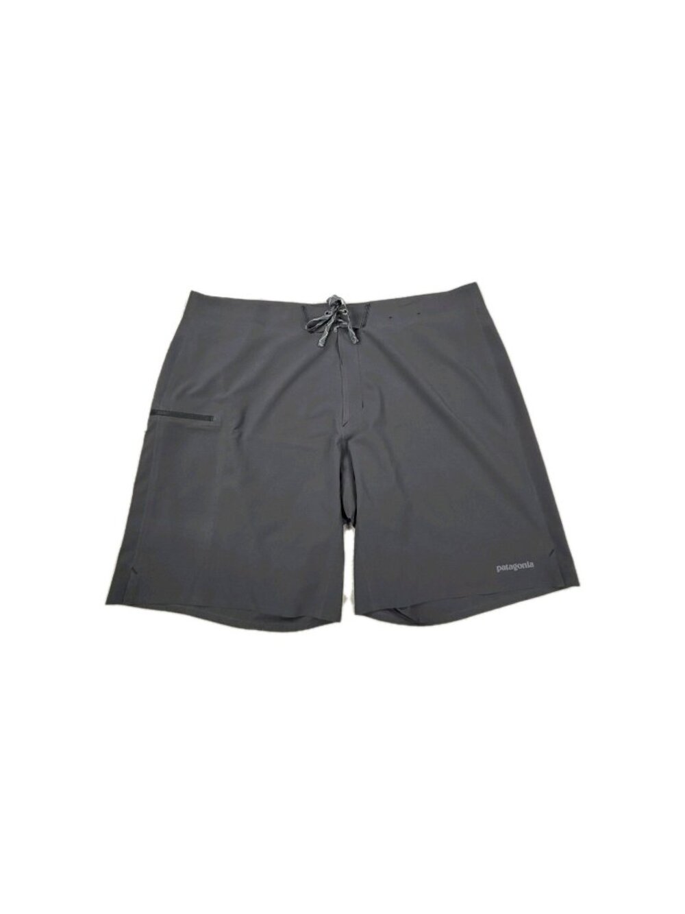 Patagonia Hydrolock Boardshorts Mens 40 Gray Stretch Mid Rise Water Repellent